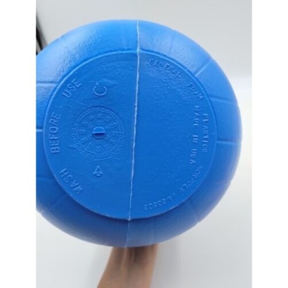 General Foam Plastics Blue Pumpkin Pail Bucket Blowmold USA Halloween VI… - Picture 8 of 10